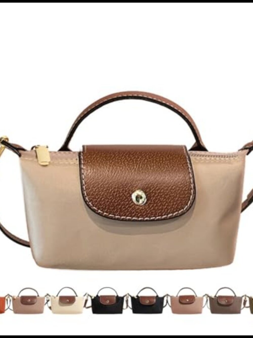 Mini Crossbody Bag Adjustable Strap Zipper Pocket Women's Shoulder Bag